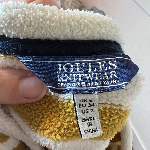 Joules Knitwear Seabridge Comfy Striped Loungewear Sweater - Picture 4 of 5